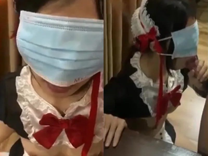Con ghệ việt dâm cosplay nô lệ tình dục liếm bú con chuối điêu luyện